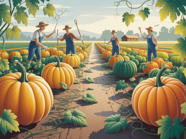 Optimisation des Stratégies de Récolte : Modélisation des Algorithmes de Cultivation de Citrouilles