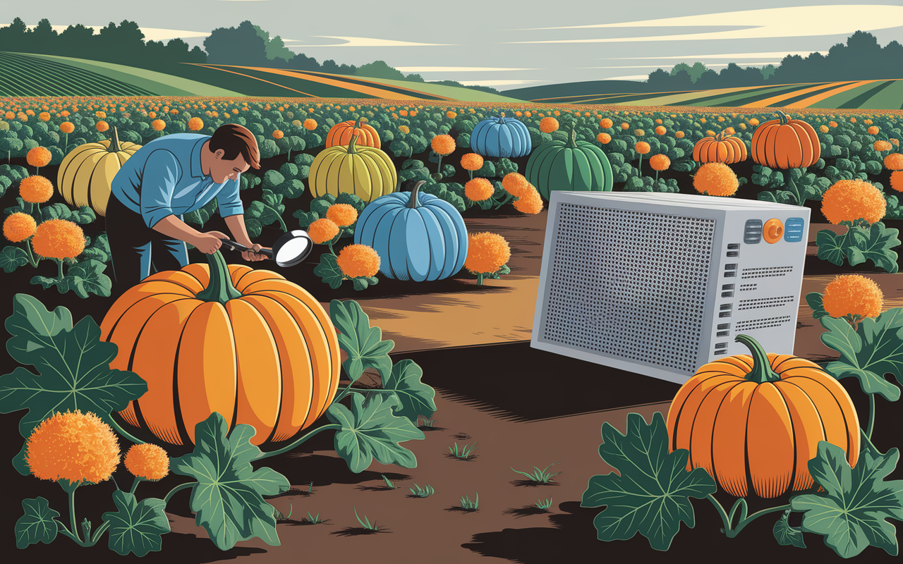 Optimisation des stratégies de citrouilles algorithmiques pour une gestion efficace des parasites en agriculture