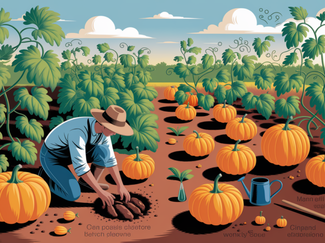 Les techniques culturales de la citrouille