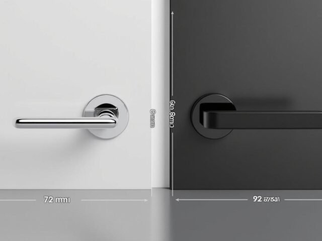 Entraxe 72 mm vs 92 mm : bien choisir sa poignée de porte