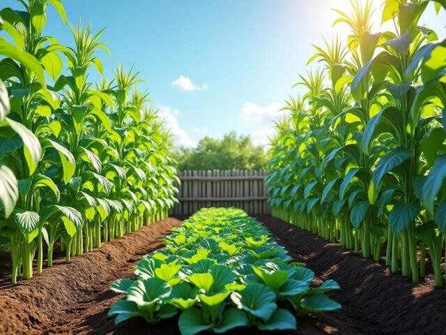La méthode des Trois Sœurs (maïs–haricots–courges) au potager
