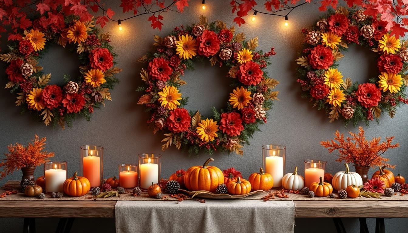 découvrez comment sublimer votre intérieur avec une déco d’automne chic : inspirations pour couronnes raffinées, centres de table élégants, palettes de couleurs chaleureuses et mélanges de textures cosy.