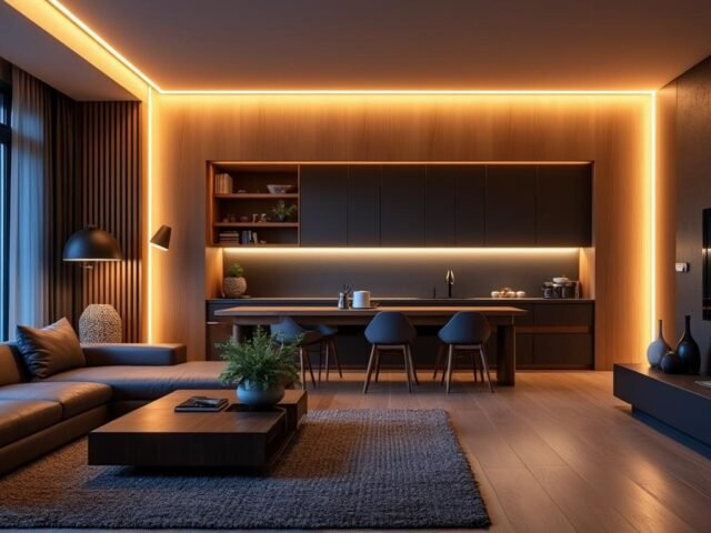 Éclairage d’ambiance éco : rubans LED, variateurs, détection