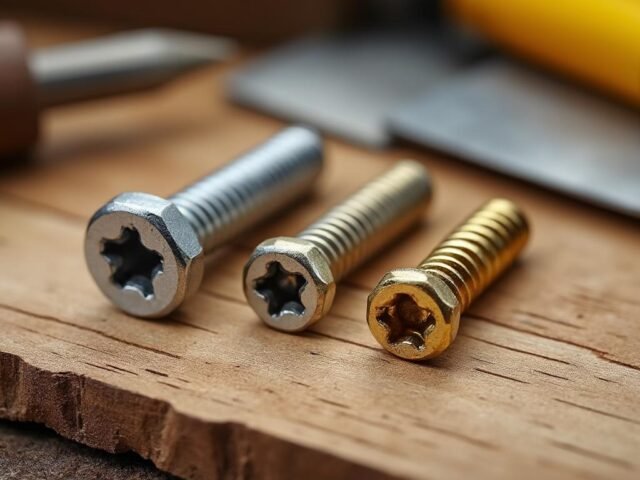 Menuiserie débutant : choisir ses vis (inox, laiton, acier) selon support