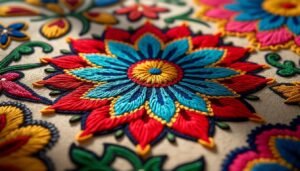 découvrez l'artisanat traditionnel suzani avec ses motifs brodés détaillés, alliant élégance et savoir-faire authentique pour sublimer votre décoration.