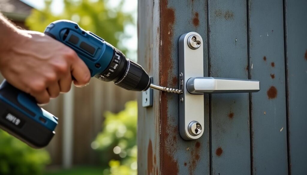 découvrez nos conseils pratiques pour installer facilement une serrure sur un portail existant et renforcer la sécurité de votre entrée.