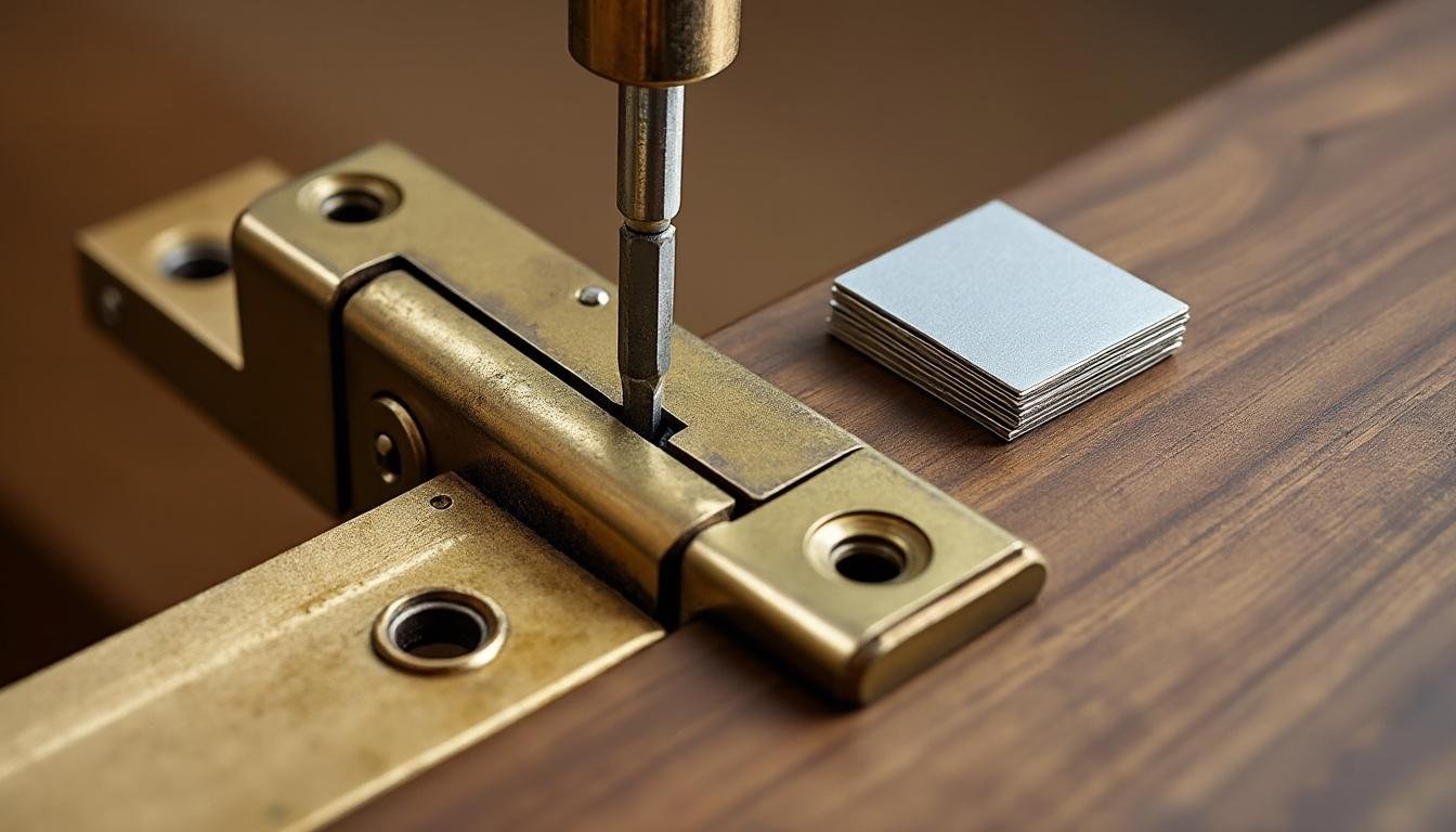 découvrez comment rattraper le jeu dans une charnière pour assurer le bon fonctionnement de vos portes et fenêtres grâce à nos conseils pratiques et techniques.