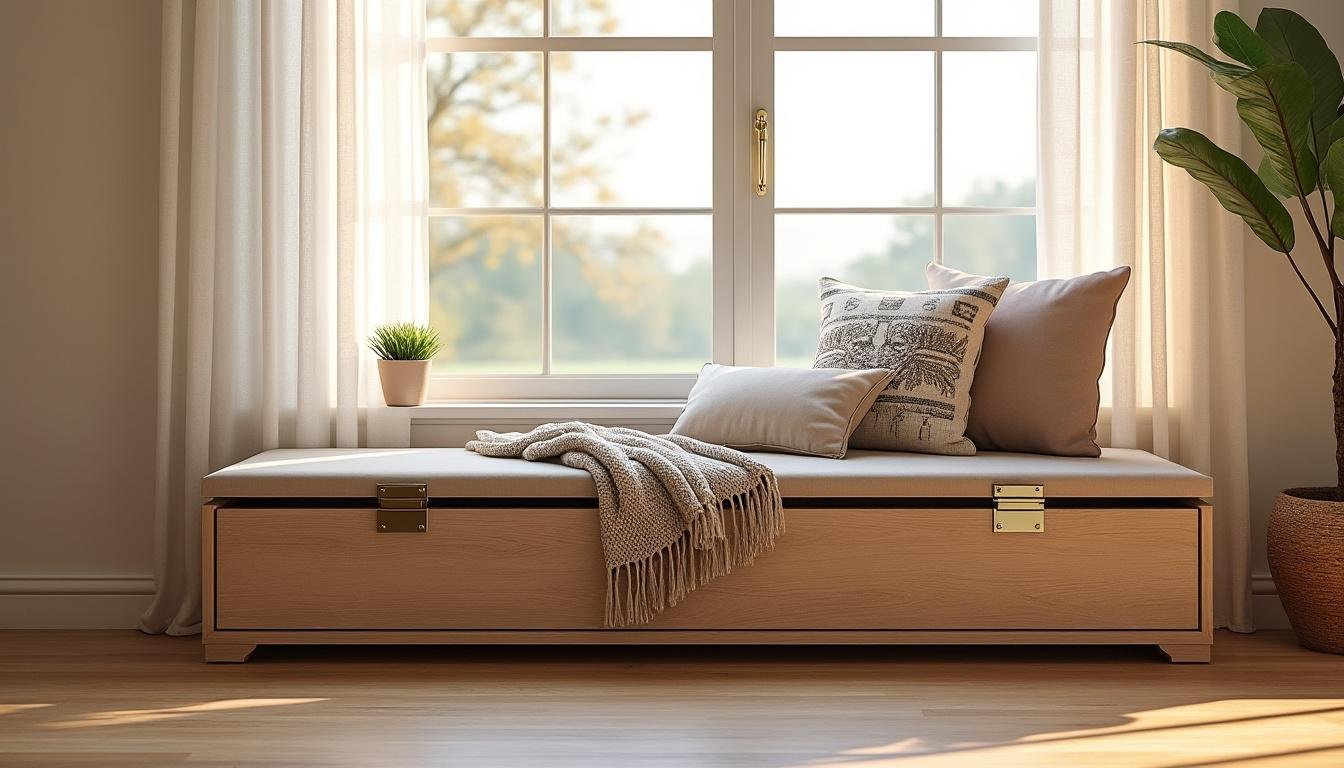 découvrez comment créer un banc-coffre sous fenêtre avec notre guide complet de a à z, alliant astuce, confort et rangement optimisé pour votre intérieur.