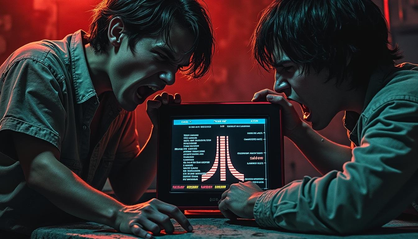 découvrez un film d'horreur captivant de 2026 où la rivalité intense entre deux frères autour d'une console atari se transforme en un cauchemar terrifiant.