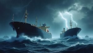 découvrez l'incroyable péril de deux tankers au cœur d'une flotte fantôme en méditerranée, une enquête exclusive de mer et marine.