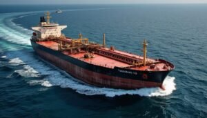 l'allemagne bloque l'accès à un pétrolier suspecté d'appartenir à la flotte fantôme dans la mer baltique, renforçant la surveillance maritime pour prévenir les activités illégales.