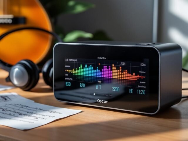 Outil pratique pour calculer les niveaux de décibels facilement avec Oscar Music