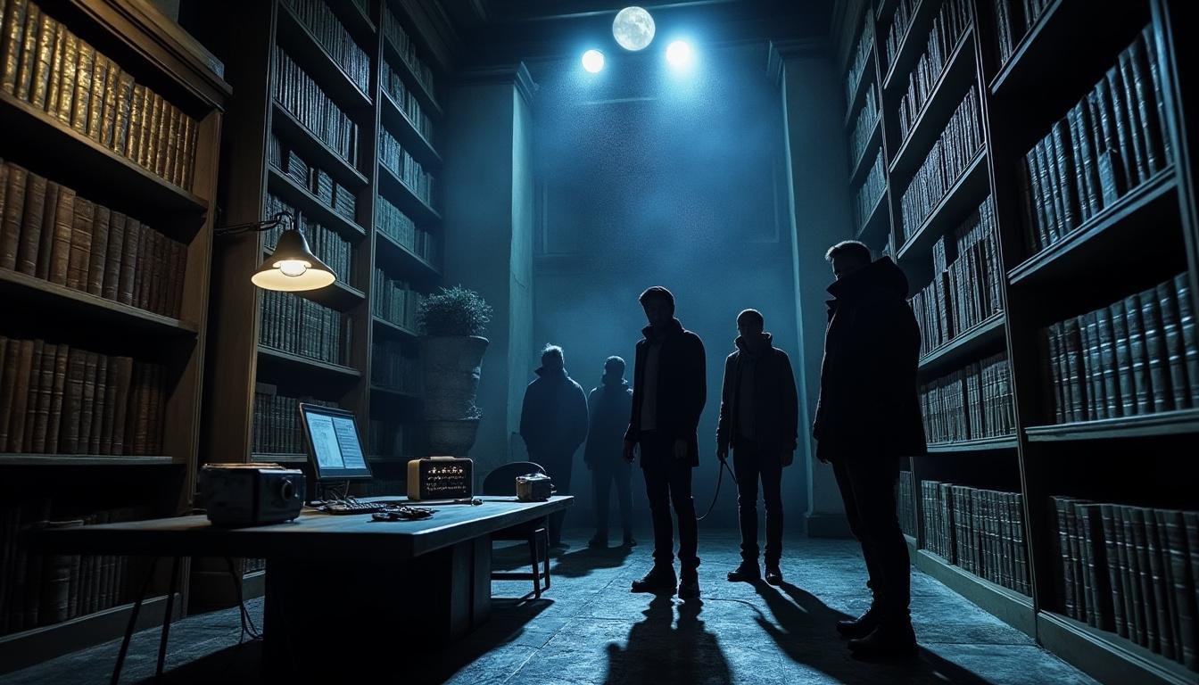 découvrez une enquête captivante sur le paranormal à boulogne-sur-mer avec les chasseurs de fantômes explorant les mystères de la bibliothèque des annonciades.