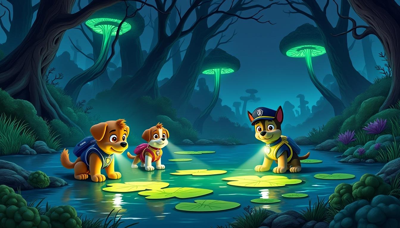 découvrez paw patrol : l'énigme du fantôme de la mare aux grenouilles sur tf1+. rejoignez chase et ses amis dans une aventure palpitante pleine de mystères et de fun pour toute la famille.