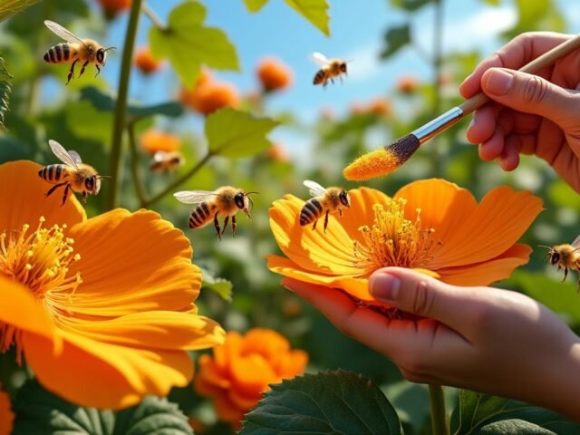 Pollinisation des fleurs de citrouille : attirer les abeilles et réussir la pollinisation manuelle