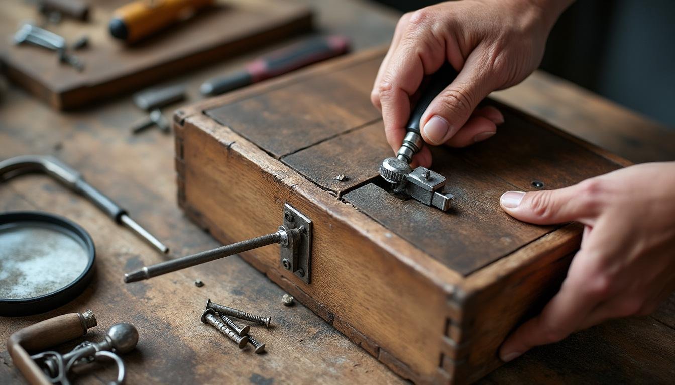 apprenez à restaurer un meuble ancien en intégrant une quincaillerie moderne pour allier charme d'antan et fonctionnalité contemporaine.