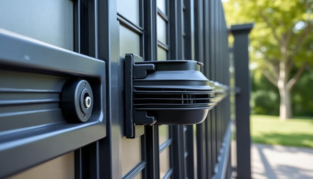 découvrez nos systèmes anti-vent spécialement conçus pour renforcer la stabilité des portails légers, assurant sécurité et durabilité face aux intempéries.