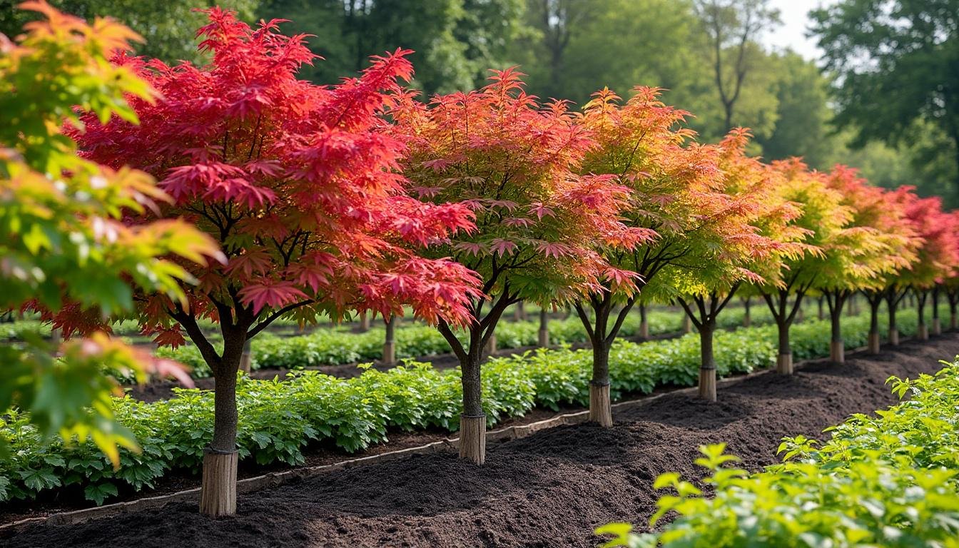 achetez des érables du japon greffés en ligne auprès de notre pépinière experte. profitez d'un choix de qualité pour embellir votre jardin avec des arbres uniques et soignés.