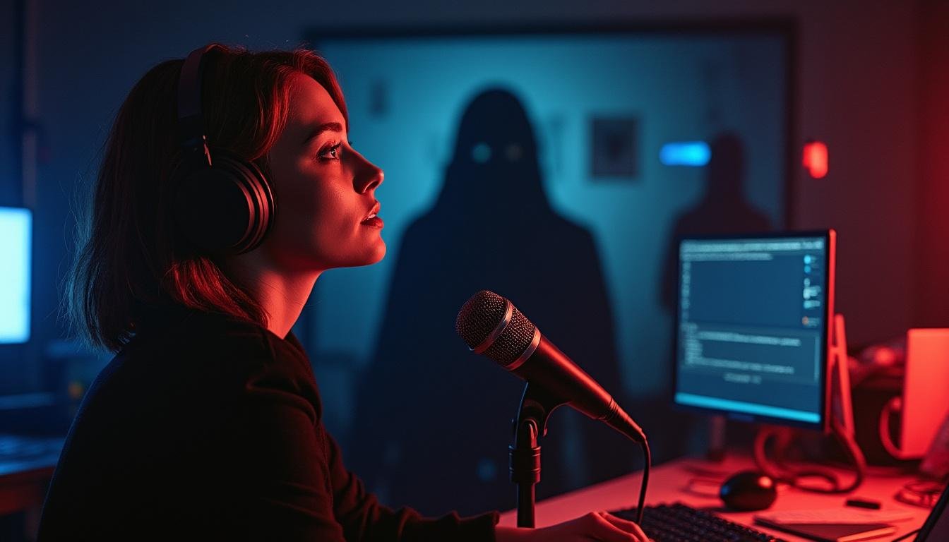 plongez dans l'ambiance terrifiante d'undertone avec la nouvelle bande-annonce de ce film d'horreur captivant mêlant suspense intense et mystères d'un podcast hanté.