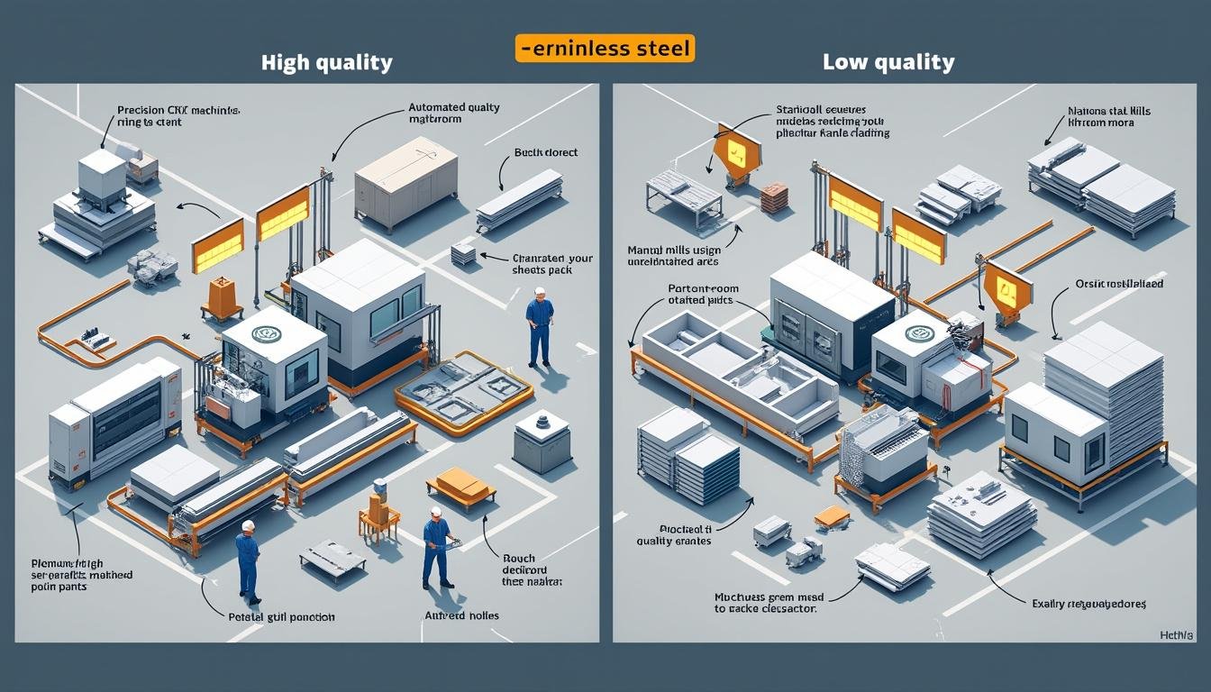 découvrez les différences réelles entre l'inox chinois et l'inox européen, leurs qualités, usages et comment choisir le meilleur pour vos besoins.