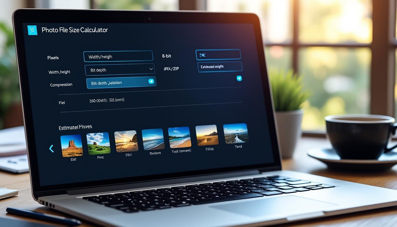 estimez simplement la taille de vos photos en mo et go grâce au calculateur de simulation poids photo de pcpourlesnuls.com. gagnez du temps et optimisez votre espace de stockage facilement.