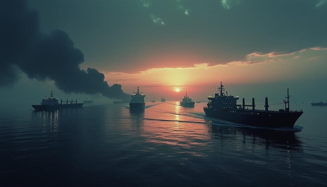 découvrez comment une « flotte fantôme » maintient un trafic réduit dans le détroit d’ormuz, une zone stratégique en pleine tension géopolitique, selon la tribune.