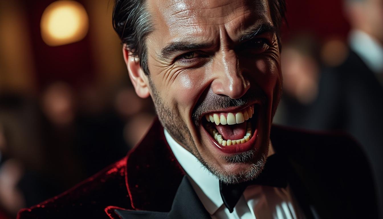 découvrez comment jack o’connell a captivé les oscars avec son sourire charismatique et mystérieux, digne d'un vampire, dans vanity fair.