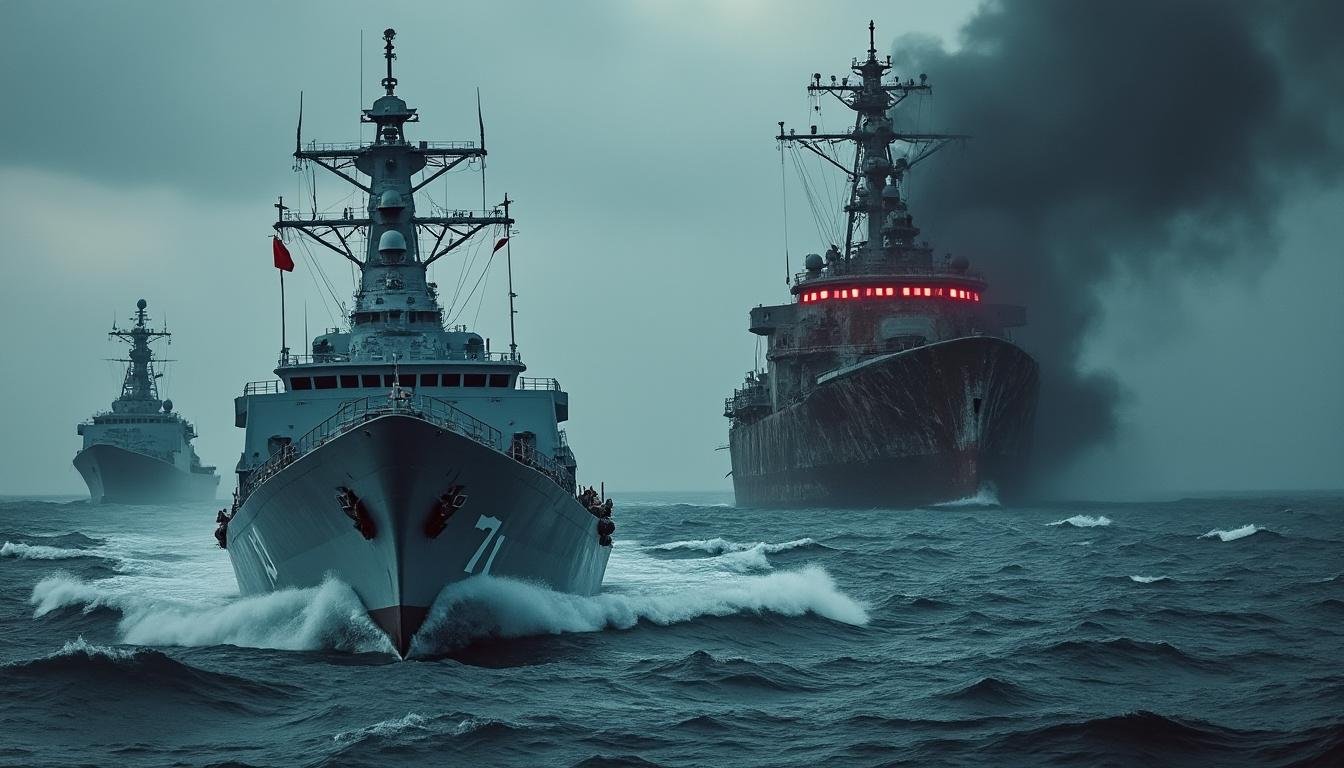 la belgique, avec le soutien de la france, intercepte un navire suspecté d'appartenir à la flotte fantôme russe, une opération majeure relayée par le monde.fr.