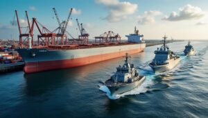 le pétrolier de la flotte fantôme russe intercepté par la marine française fait escale à fos ce lundi, suscitant tensions et interrogations sur la sécurité maritime.