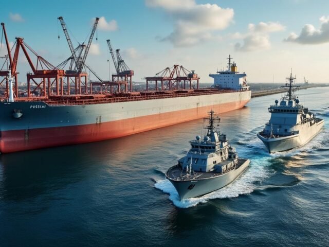 Le pétrolier de la flotte fantôme russe, intercepté par la marine française, fait escale à Fos ce lundi