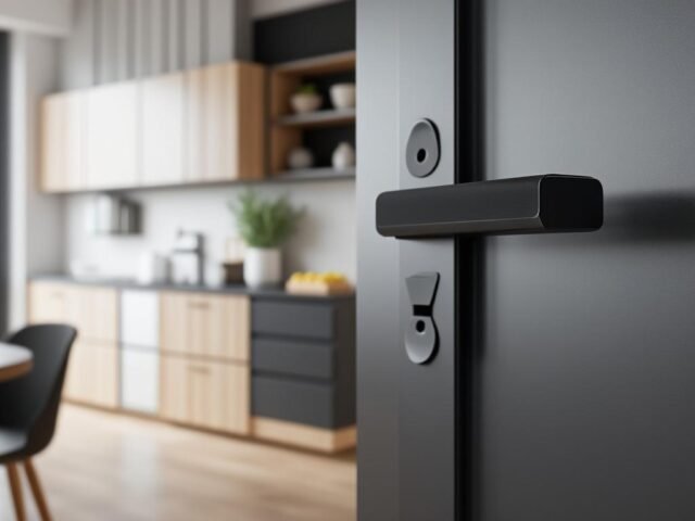 Poignées & charnières noires : tendance, entretien, quand les choisir