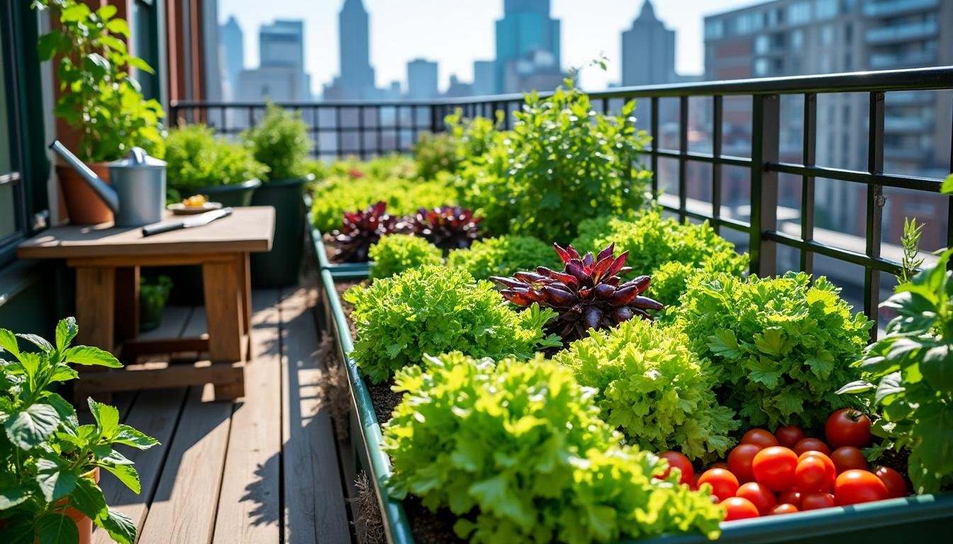 découvrez comment aménager un potager sur balcon avec des contenants profonds, des tuteurs discrets et un substrat maison pour des cultures saines et faciles à entretenir.