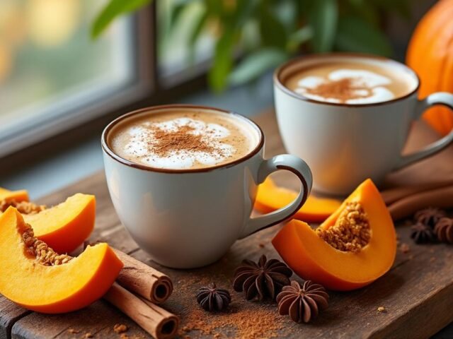 Boissons chaudes apaisantes : laits végétaux à la courge & épices