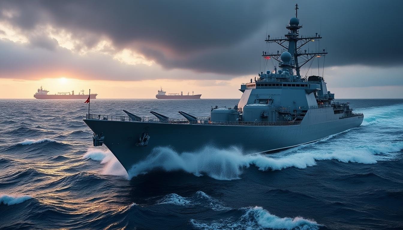 la marine britannique, confrontée à la flotte fantôme russe, envisage de solliciter l'aide de la marine française, une situation qualifiée d'« humiliation pour la nation ».