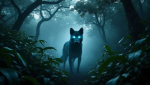 découvrez le mystère de l'amazonie avec les caméras qui ont capturé le 'chien fantôme', une créature énigmatique vivant dans la jungle dense.