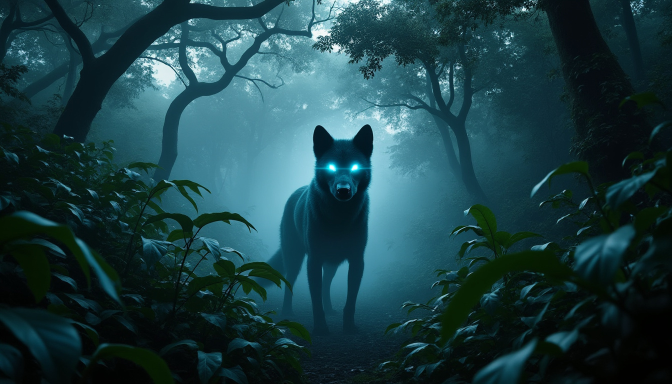 découvrez le mystère de l'amazonie avec les caméras qui ont capturé le 'chien fantôme', une créature énigmatique vivant dans la jungle dense.