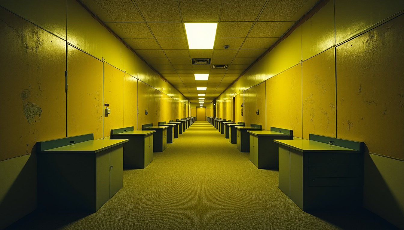 découvrez le phénomène horrifique américain « backrooms » qui débarque cette semaine dans nos salles. plongez dans l'univers angoissant de ce film unique et explorez ses mystères.
