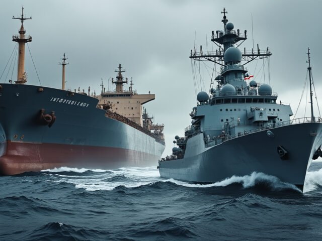 La Marine nationale interpelle au large de Brest un pétrolier russe suspecté d’être membre de la mystérieuse « flotte fantôme »