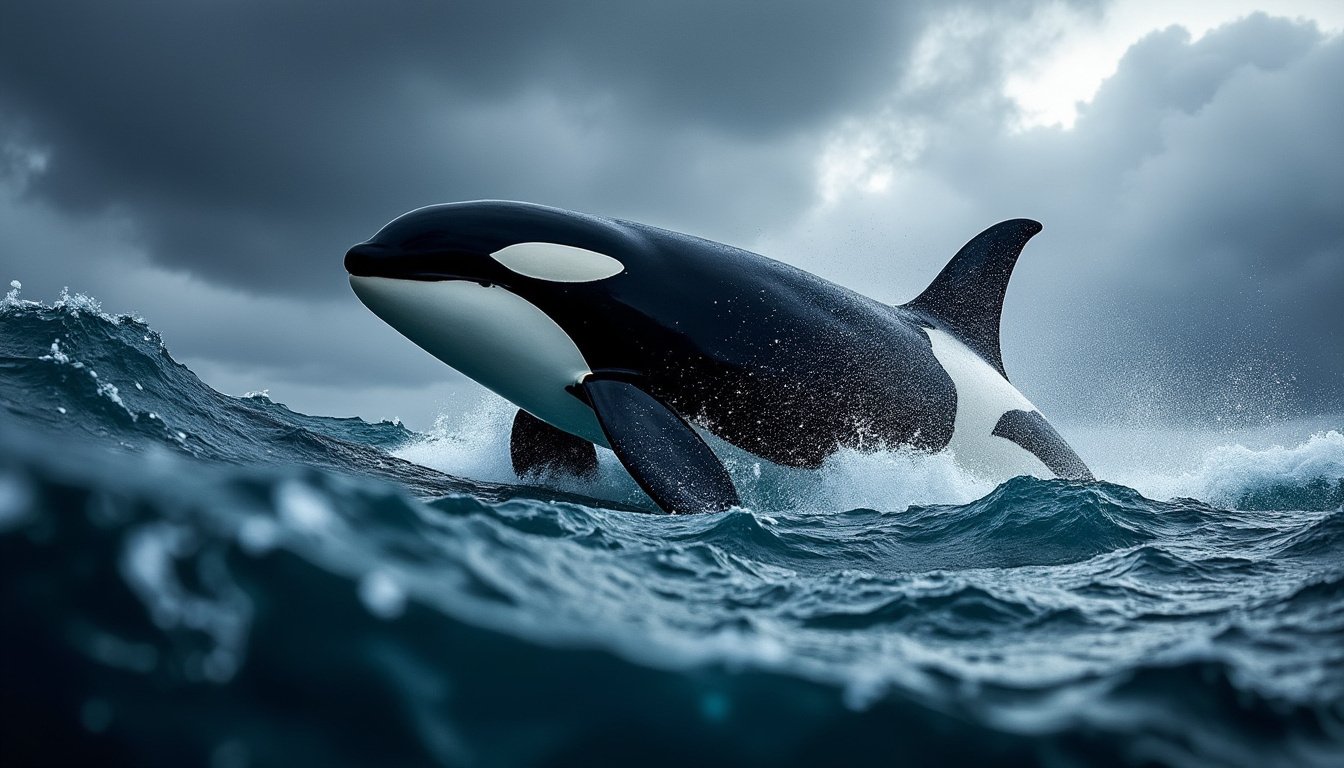 découvrez les orques de type d, surnommés les 'fantômes' des mers, qui parcourent 4 400 km pour un festin furtif et mystérieux.