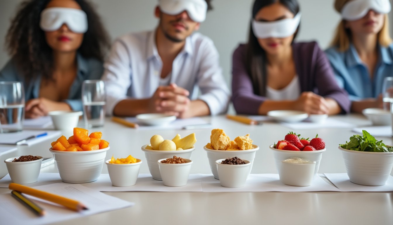 découvrez notre protocole rigoureux de dégustation à l’aveugle pour tester et évaluer les différentes variétés selon leur saveur.