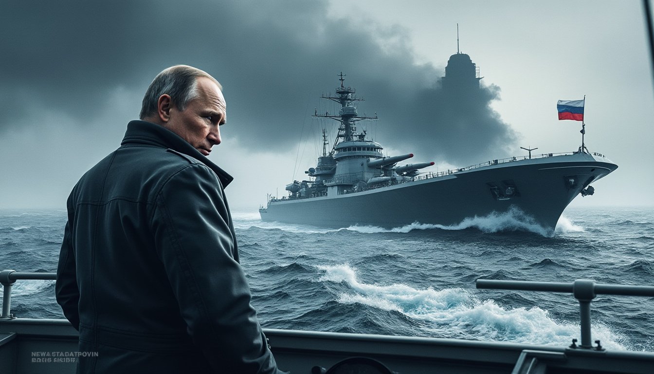 découvrez comment poutine mobilise ses navires d'élite armés des missiles hypersoniques zircon et kalibr pour protéger sa "flotte fantôme" en mer baltique dans le contexte du conflit en ukraine.