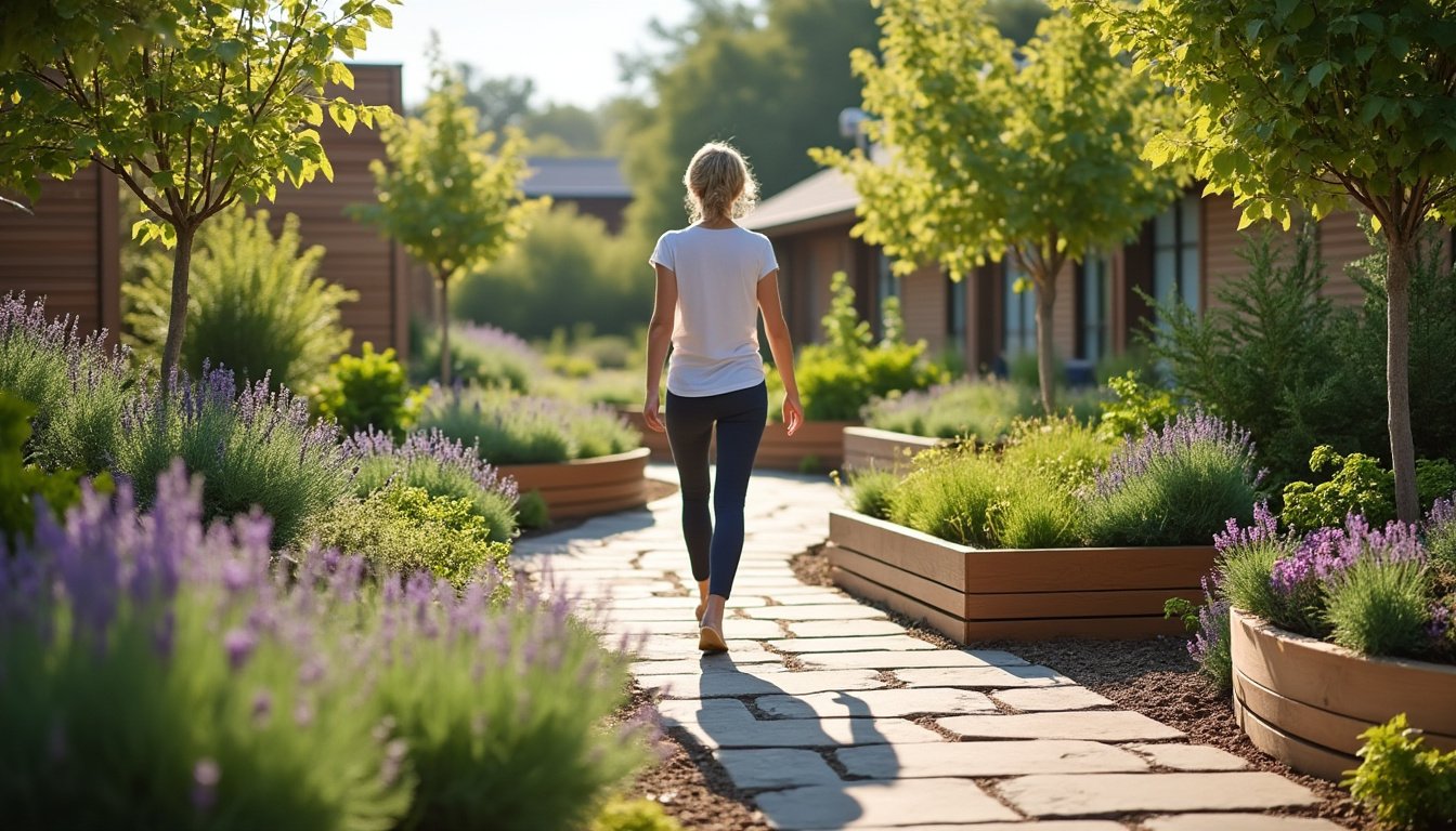 découvrez la marche « mindful » au potager, un parcours sensoriel guidé pour éveiller vos sens, vous connecter à la nature et pratiquer la pleine conscience en douceur.