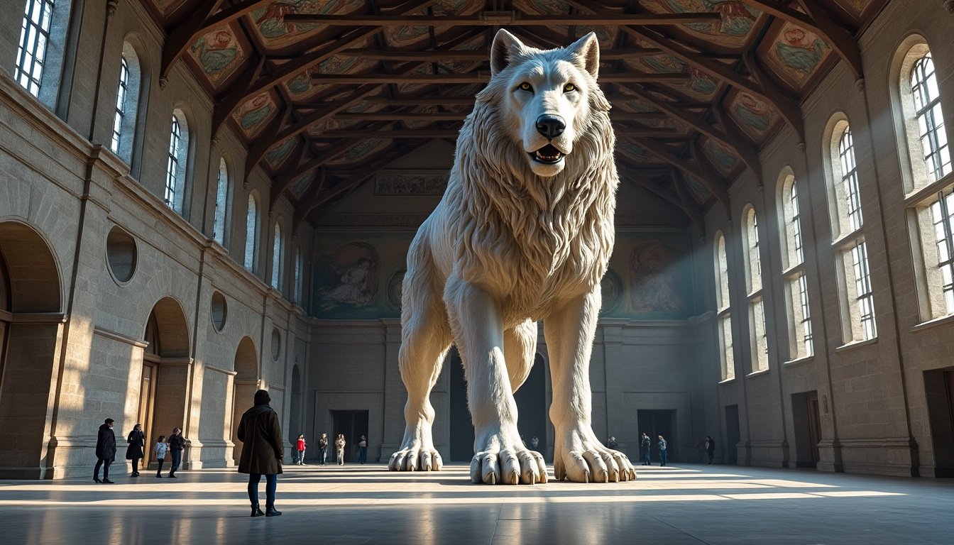 découvrez un loup-garou géant exposé dans un musée breton et plongez dans l'antiquité ainsi que la mythologie romaine à travers cette surprenante exposition.