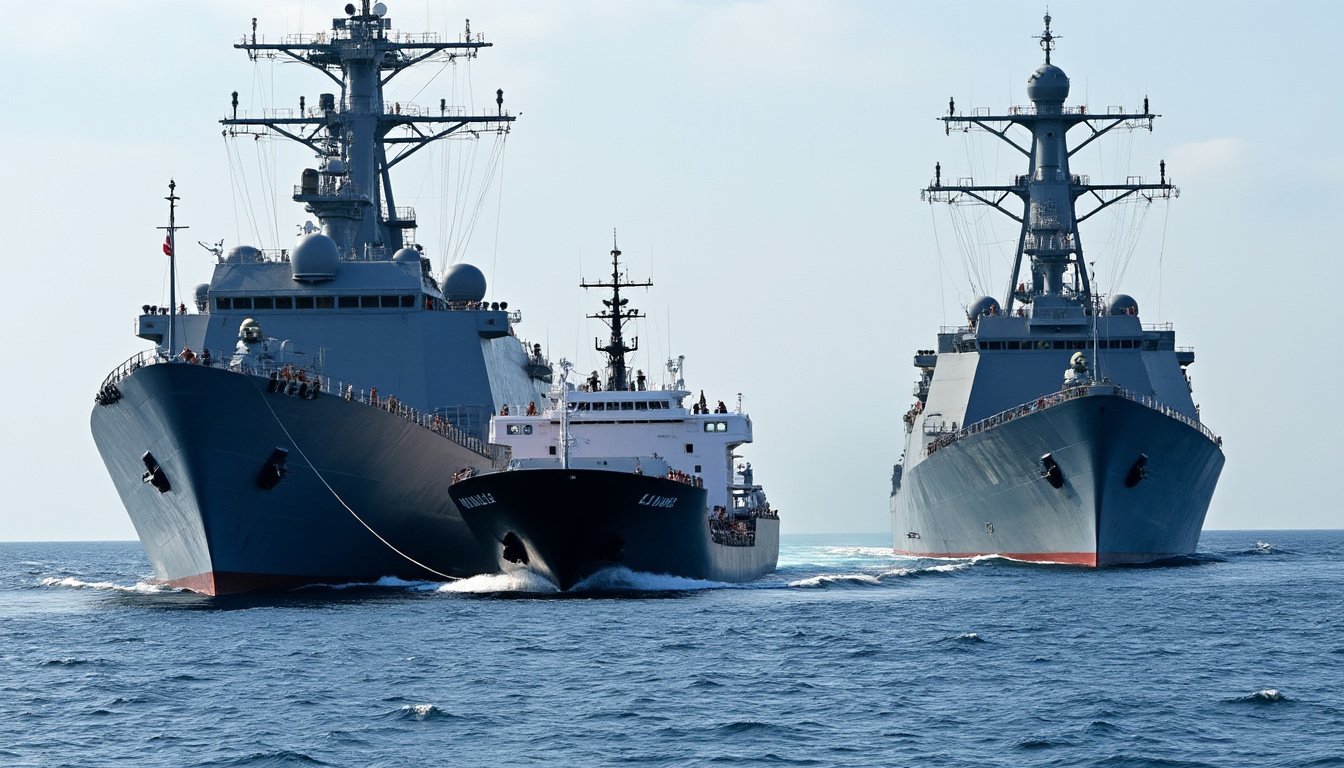 vladimir poutine avertit que la russie pourrait intercepter les navires des pays attaquant sa « flotte fantôme », soulignant les tensions croissantes en mer.