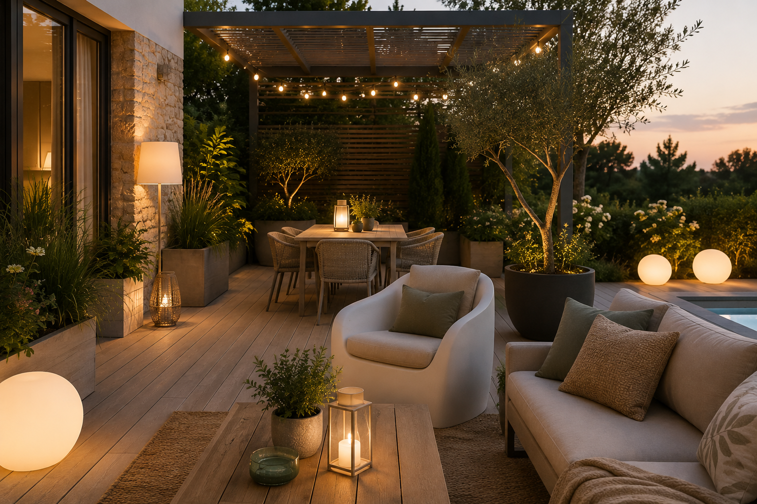 Espace extérieur design et chaleureux : les idées pour l’aménager